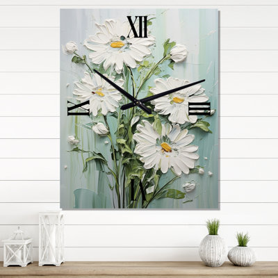 Carlitta - Daisies Wall Clock