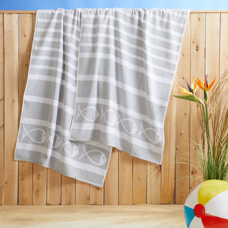 Salette 100% Cotton Midweight Beach Towel