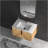 30 Inch Wall-Mounted Bathroom Vanity With 3D Fluted Panel & Ceramic Integrated Sink-1873934355