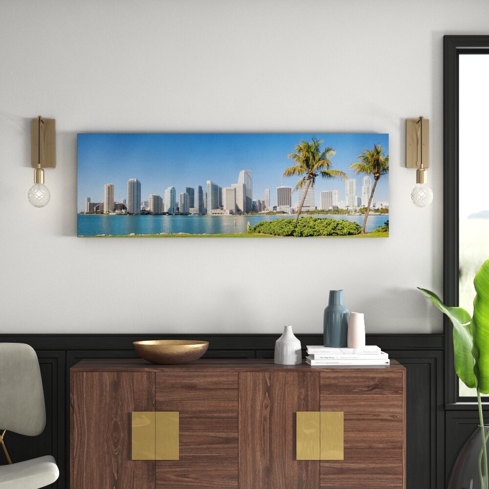 Leinwandbild Miami Beach Skyline