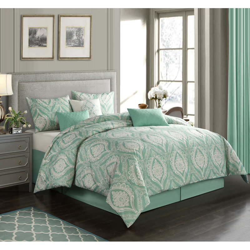 Safara 7 Piece Comforter Set, King