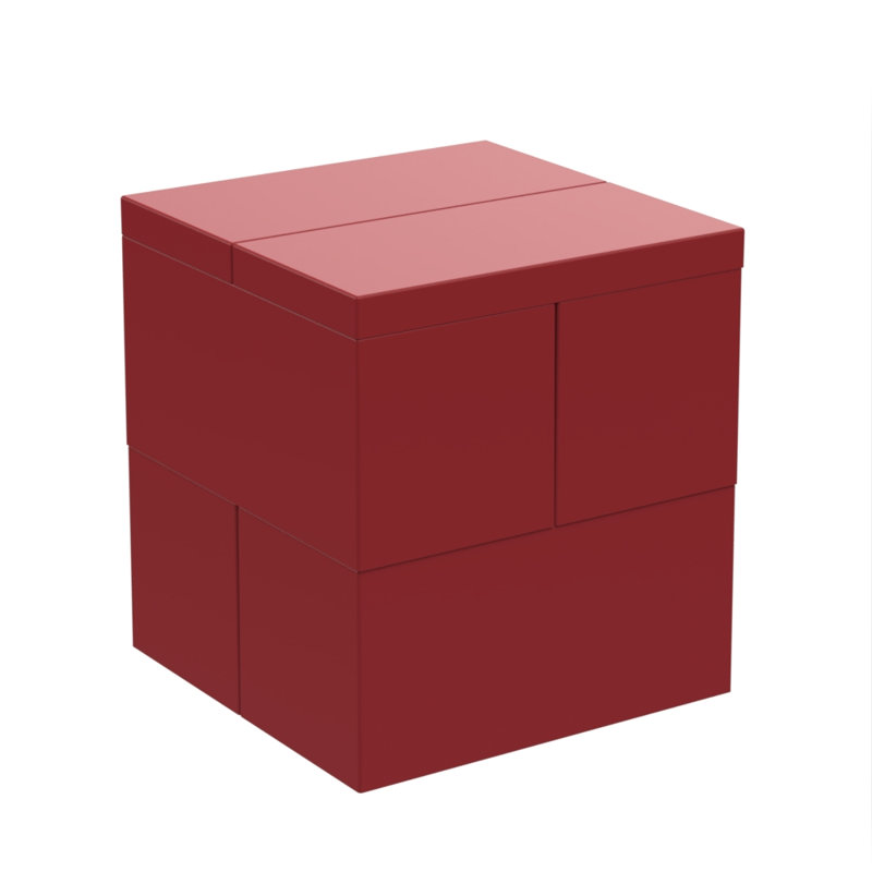 Accent Stool, Red