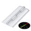 5x Clear Acrylic Piano Hinges 100 mm x 45 mm, Continuous Plastic Hinges