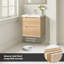 Meuble-lavabo flottant mural 24 po avec lavabo simple Rayea Rayea