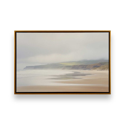Misty Shores Canvas Print