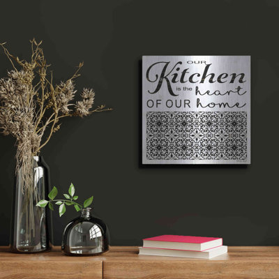 'Our Kitchen' by Cindy Jacobs, Metal Wall Art