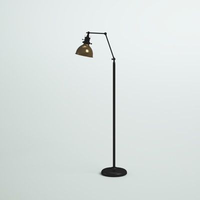 Ralston 61'' Black Task Floor Lamp