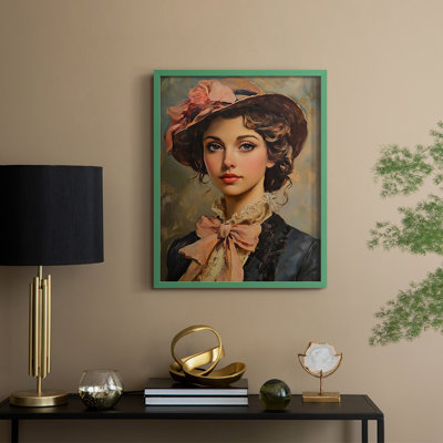 Reproduction encadrée WOMEN Series CLXVI - bois massif