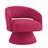 Upholstered Velvet Round Swivel Barrel Chair-33521076