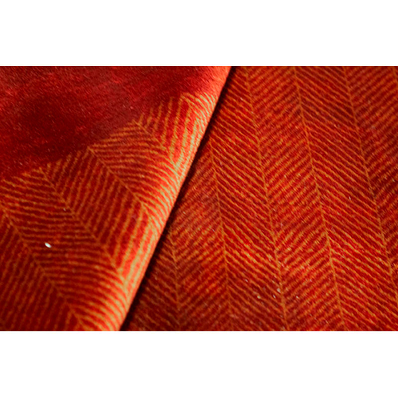 Wool Chevron Area Rug