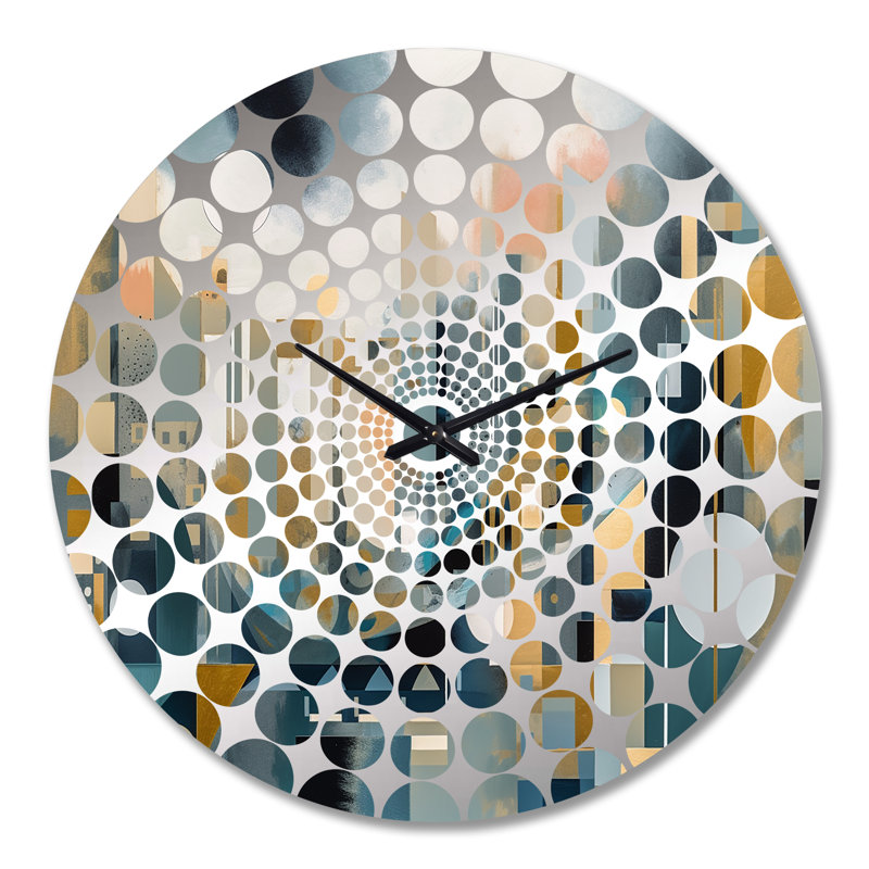 Horloge murale toscane - Paysages abstraits, Grand