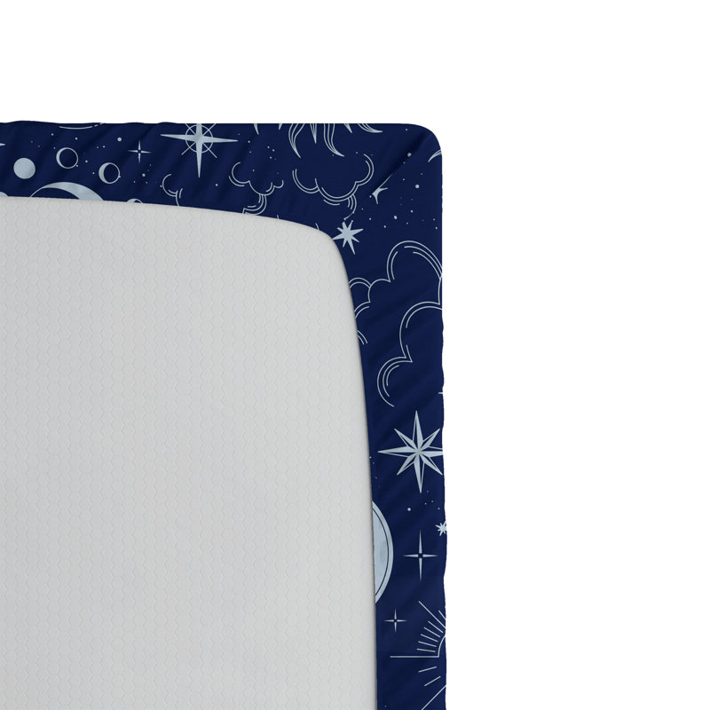 Drap-housse Ambesonne Space Esoterism Sun Moon, Drap-housse très grand californien