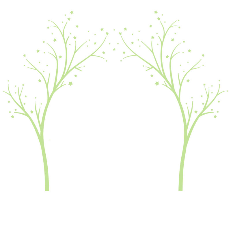 Non-Wall Damaging Wall Decal, 80" H x 99" W x 0.01" D, Key Lime Pie