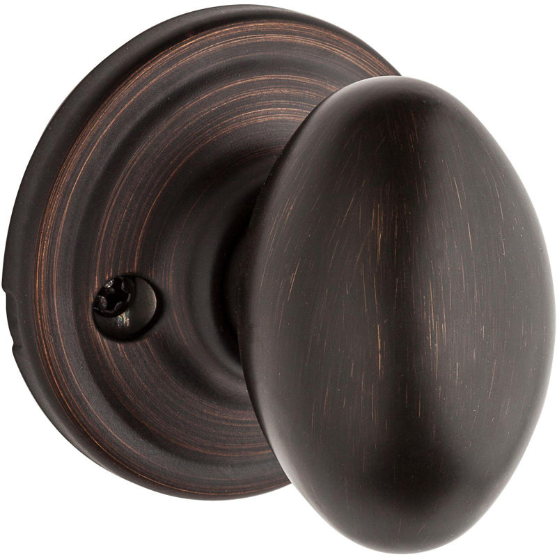 Laurel Single Dummy Door Knob, Venetian Bronze