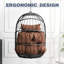 Fauteuil pivotant Pe Pe Egg Brown