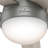 46" Anslee 5 - Blade LED Flush Mount Ceiling Fan with Pull Chain and Light Kit Included-17799250