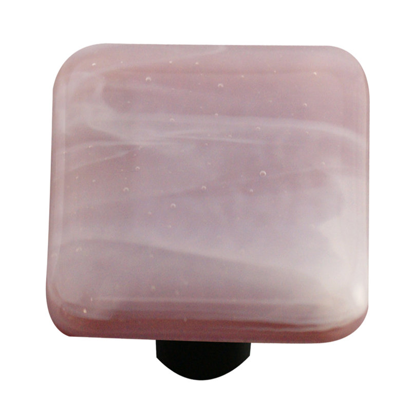 Bharat 1 1/2" Length Square Knob, Black