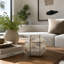 Grande sphère en marbre beige Hershman Pompano-107086700