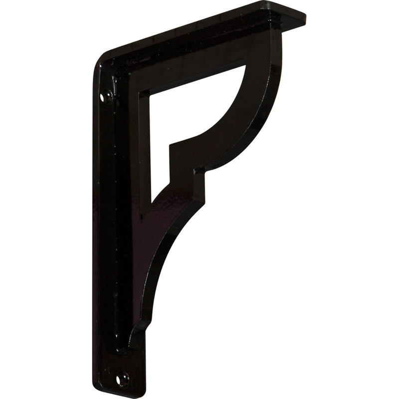 Support en fer forgé Bradford, 1,5 po x 8 po