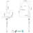 Nita Contour 1-3 Hole Installation Single Handle Kitchen Faucet with Pull Down Spout - Brushed Nickel-36865989