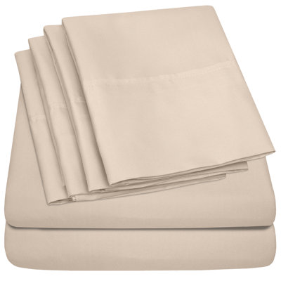 18-24" Extra Deep Pocket Luxury Microfiber Solid Sheet Set with Bonus Pillowcases