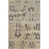 Rupec Tan Abstract Area Rug