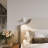 Shura Matte White Spot Light With Rotatable Head, Integrated LED Bulb, Flush Mount Wall Sconce, 5000K, 455 Lumens-117968763-117968761