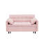 Adjustable Back Folding Bed In Pink - Ideal For Small Living With Supportive Sponge Fill Solid Wood Construction A Cozy Home