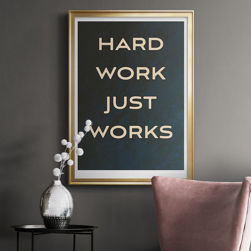 " Bro-Inspo I ", Gold Framed, 42.5" H x 30.5" W x 1" D