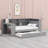 Upholstered Headboard Bed with Trundle, Storage Shelves, Desk & Charging Station-143348848
