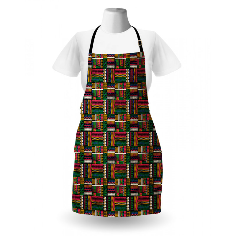 Plaid Bib Apron