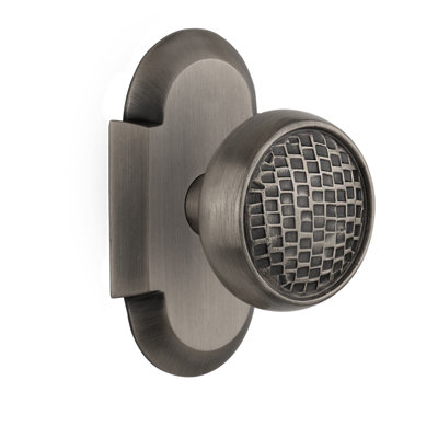 Plaque Cottage avec bouton de porte Craftsman