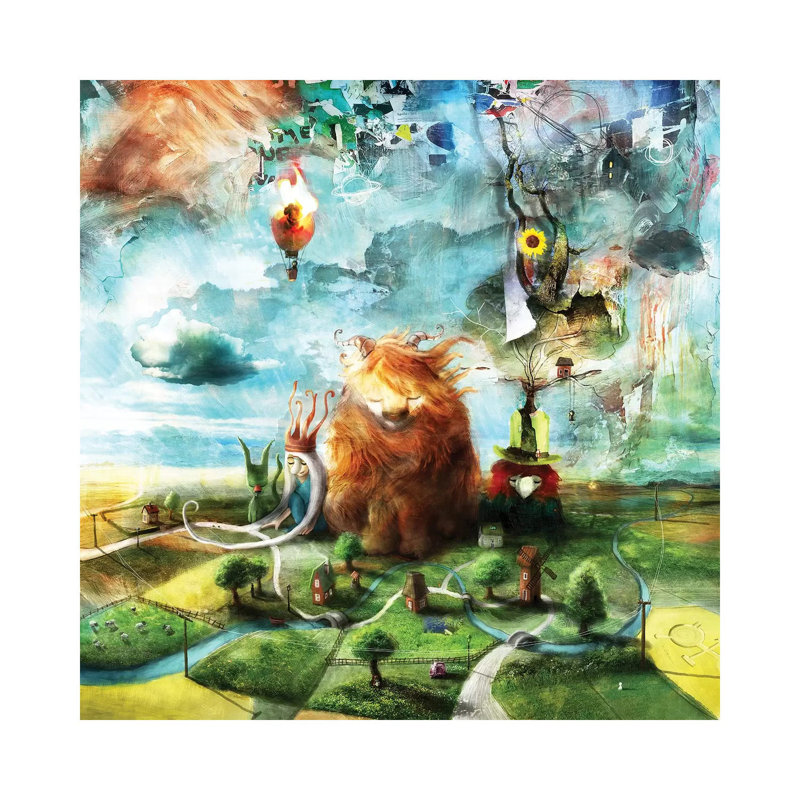 Purr by Alexander Jansson - Wrapped Canvas Print, 30.48 cm H x 30.48 cm W