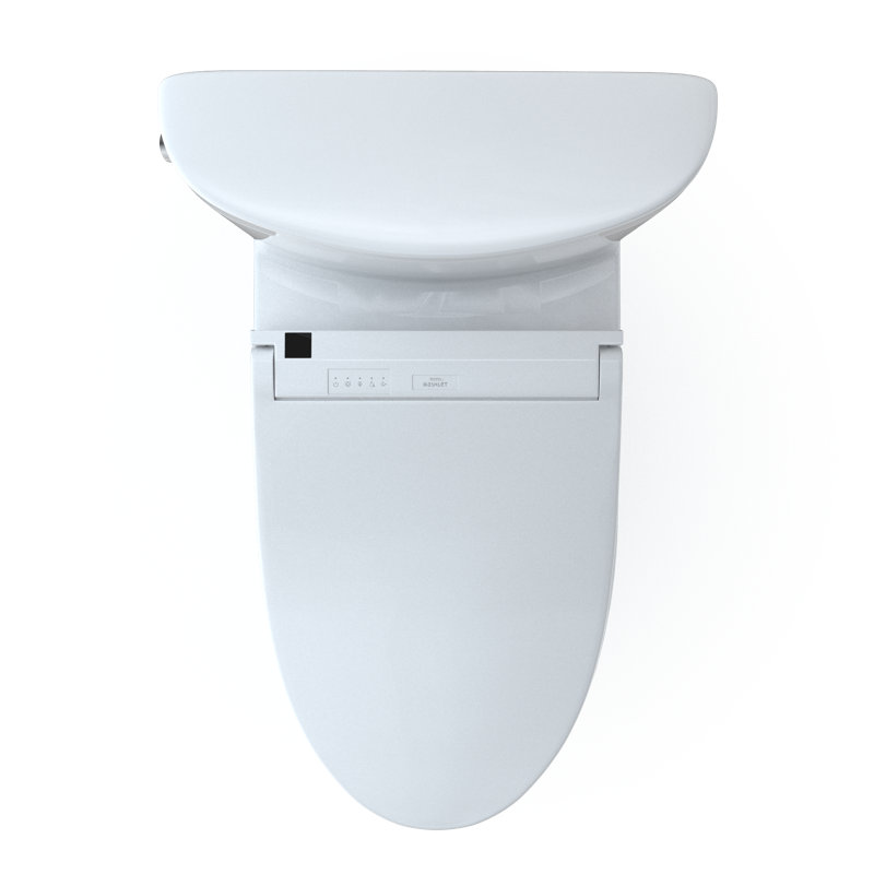 Aquia® Dual-Flush Elongated Bidet Toilet with Tornado Flush (Seat Included)