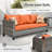 Pequena 8 - Person Patio Conversation Set with Cushions-1369274839