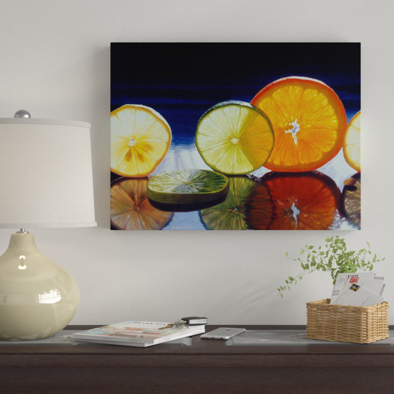 " Juicy Fruit " by Cecile Baird, 14" H x 19" W x 2" D