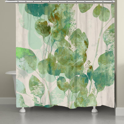 Dyeisha Floral Shower Curtain