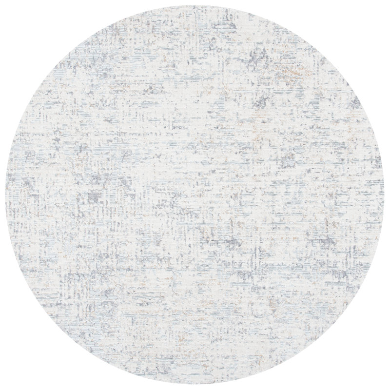 Martha Martha Sabrina Abstract Rug, Rond 6 pi 7 po