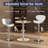Modern Pu Leather Counter Height Bar Stools,Adjustable Swivel Bar stools With Metal Frame And Footrest For Counter Kitchen Island Dining Room-1405414697-1379274000