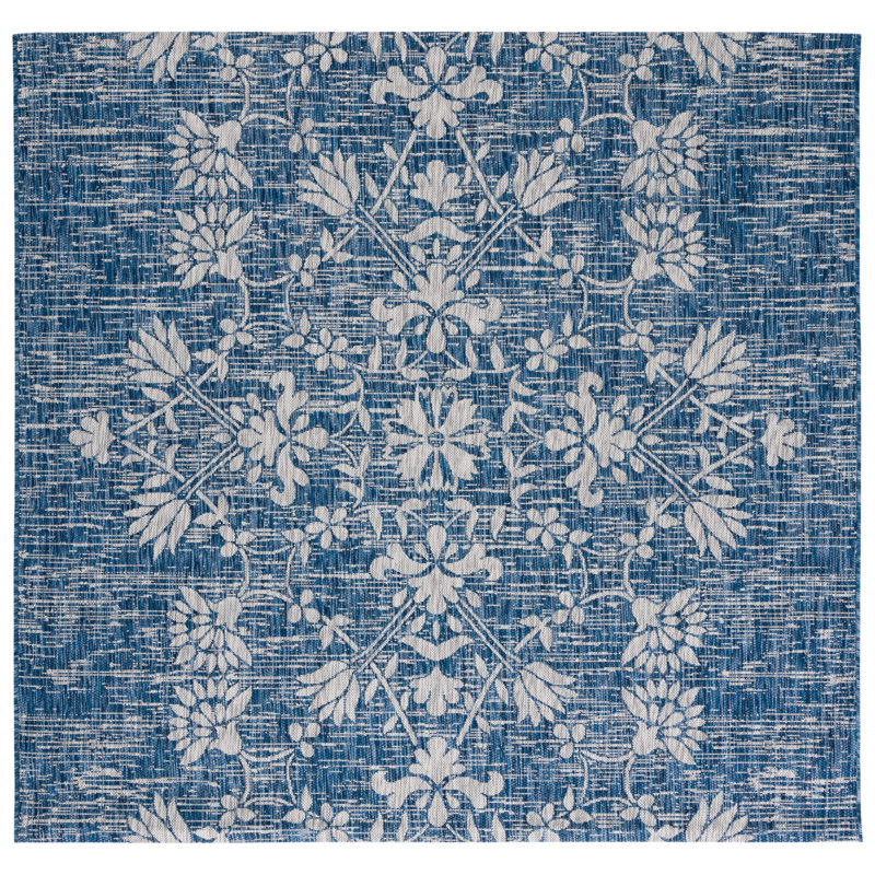 Tapis d'intérieur / extérieur Amedee Performance, Carré 6 pi 7 po
