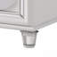 Table de chevet finition perle blanche