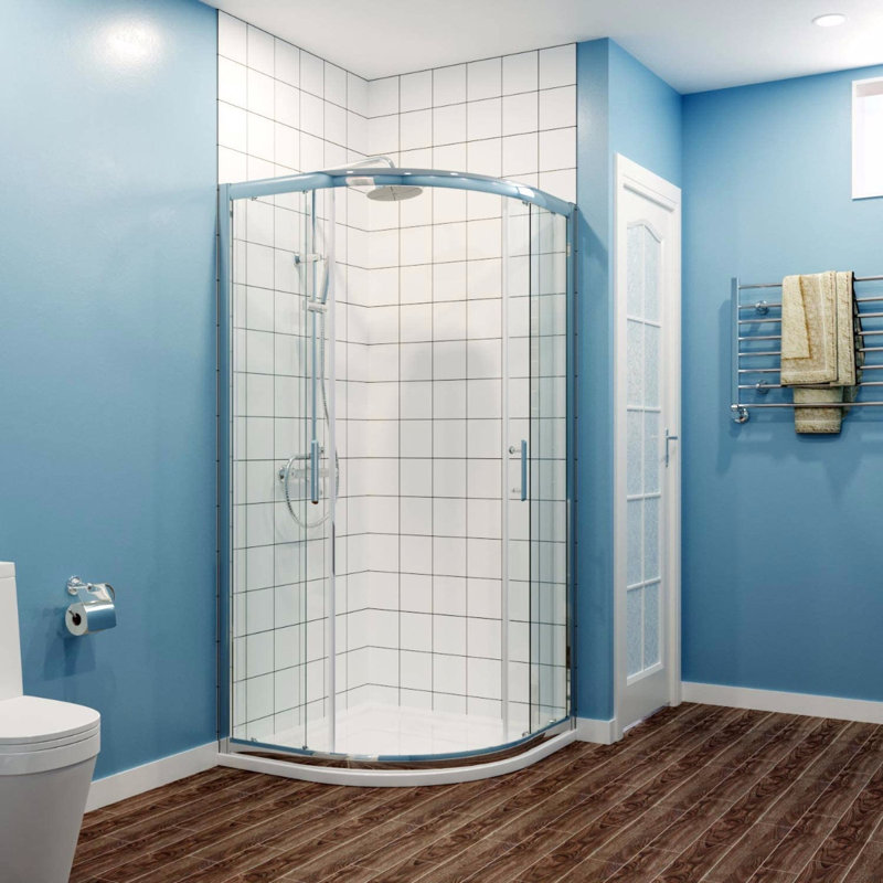 Lukens Quadrant Shower Enclosure, 185cm H x 100cm W x 100cm D