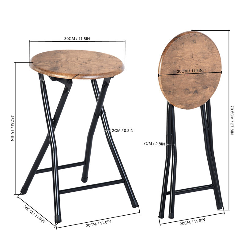 Annmaria Counter Stool with Metal Frame