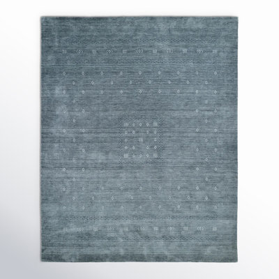 Budapest Hand-Knotted Wool Slate Rug