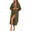 Rocklan Waffle Mid-Calf Bathrobe-1383528641-1383528649