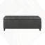 Banc de rangement capitonné à fermeture douce-816055113