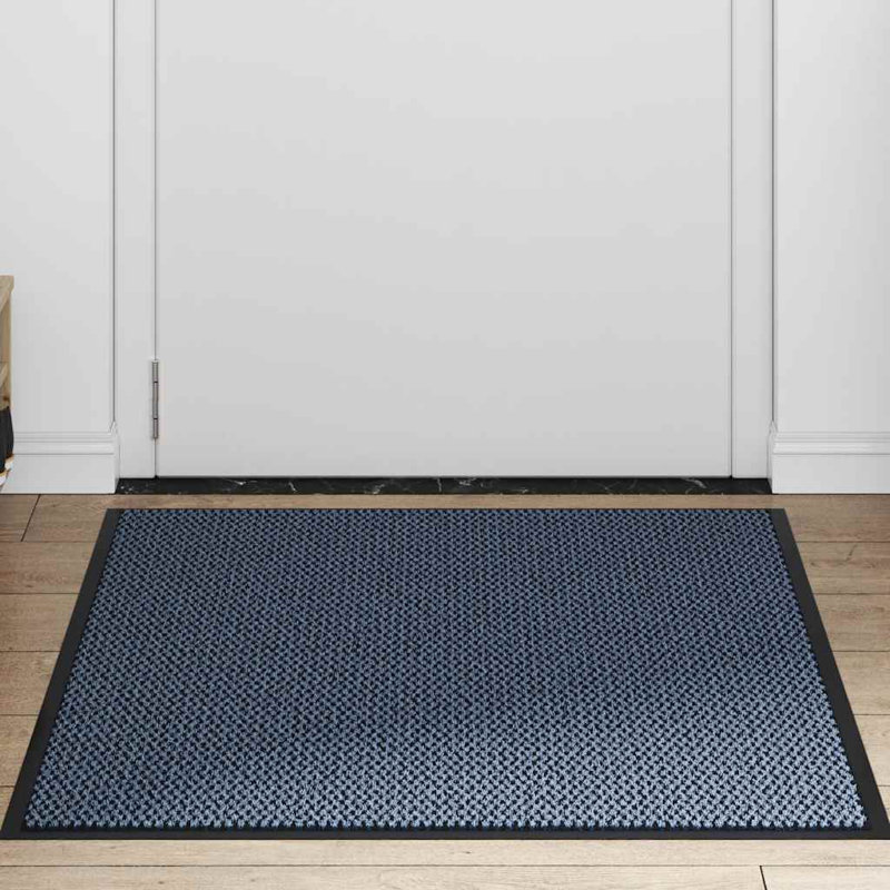 Doormat Non-Slip, Blue, 90cm W x 150cm L
