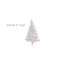 Lighted Artificial Christmas Tree-303884790