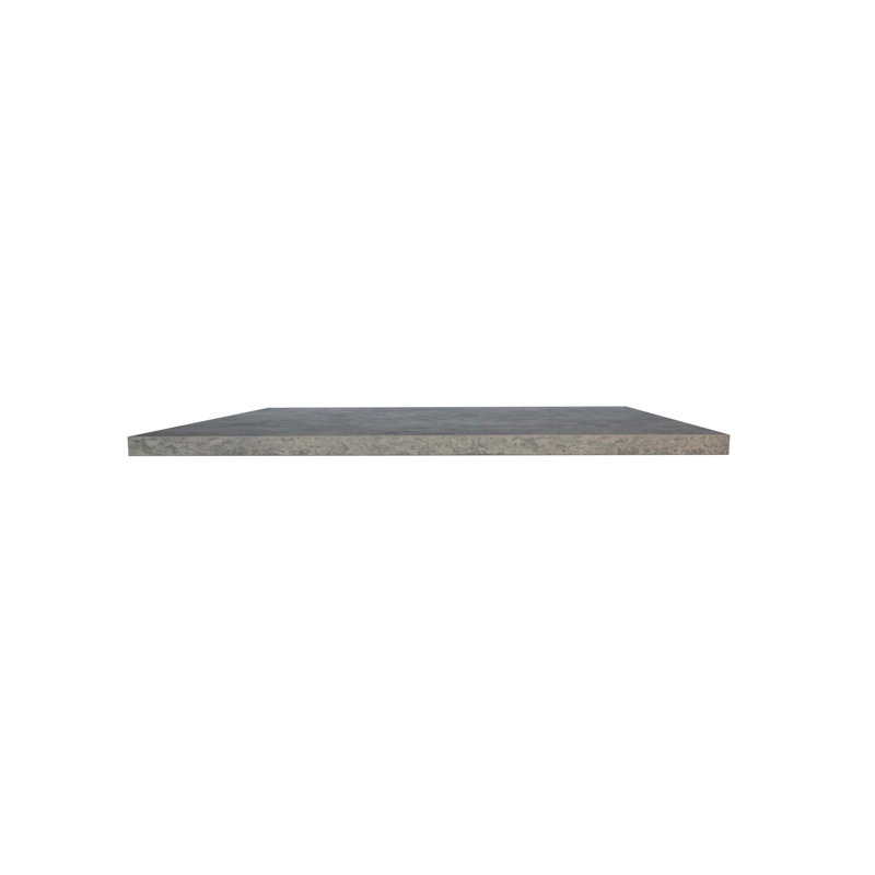 Plateau de table carré biseauté L 32 po x l 32 po Vanguard, gris