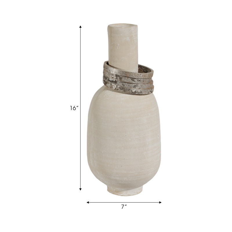 Ceramic/Porcelain Table Vase, 16"